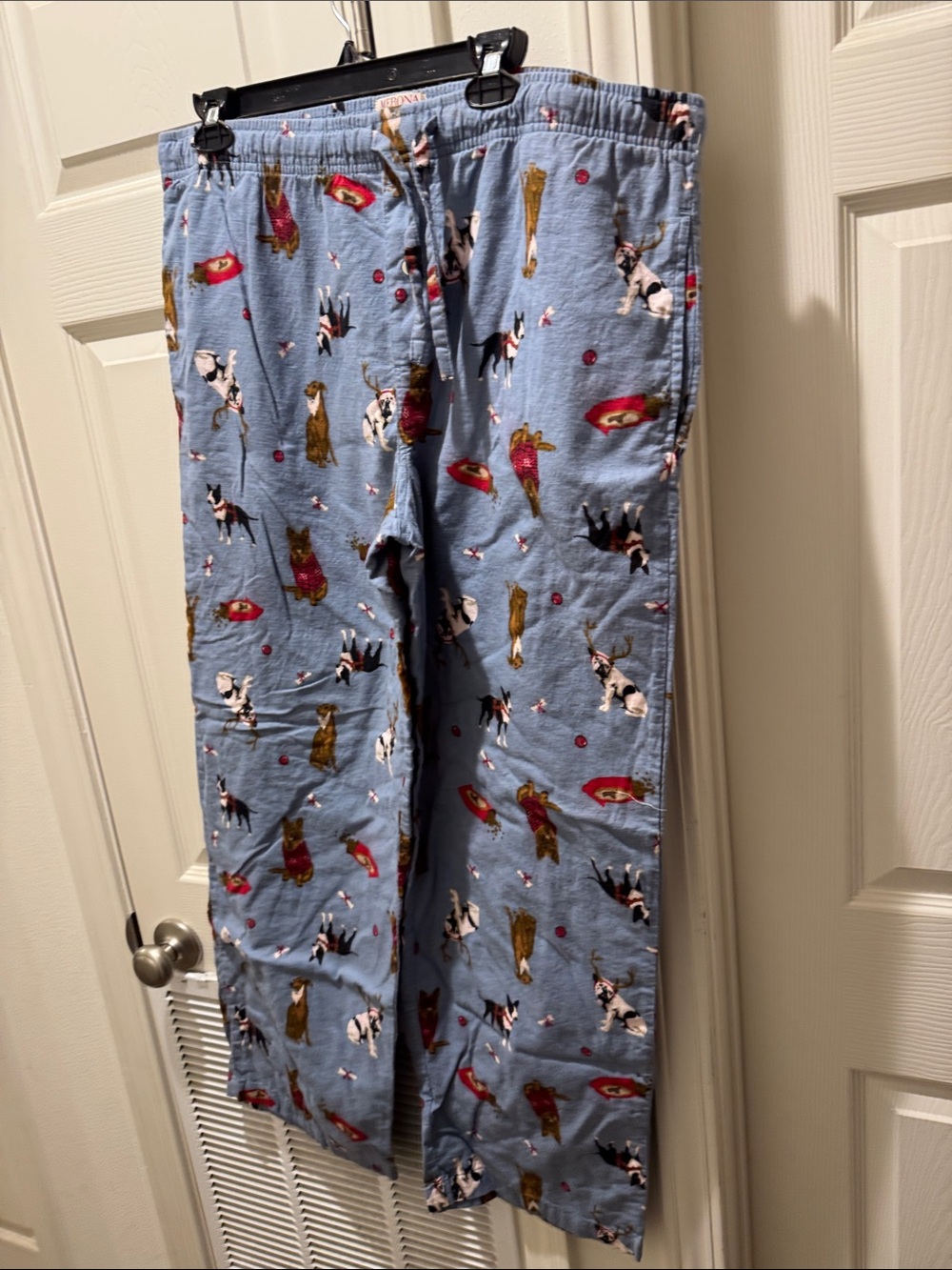 Merona Light Blue Dog Print Pajama Pants